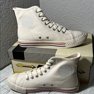 Mitchell & Ness Hood Rocket 66 men’s High-Top Sneakers Streetwear white size 7